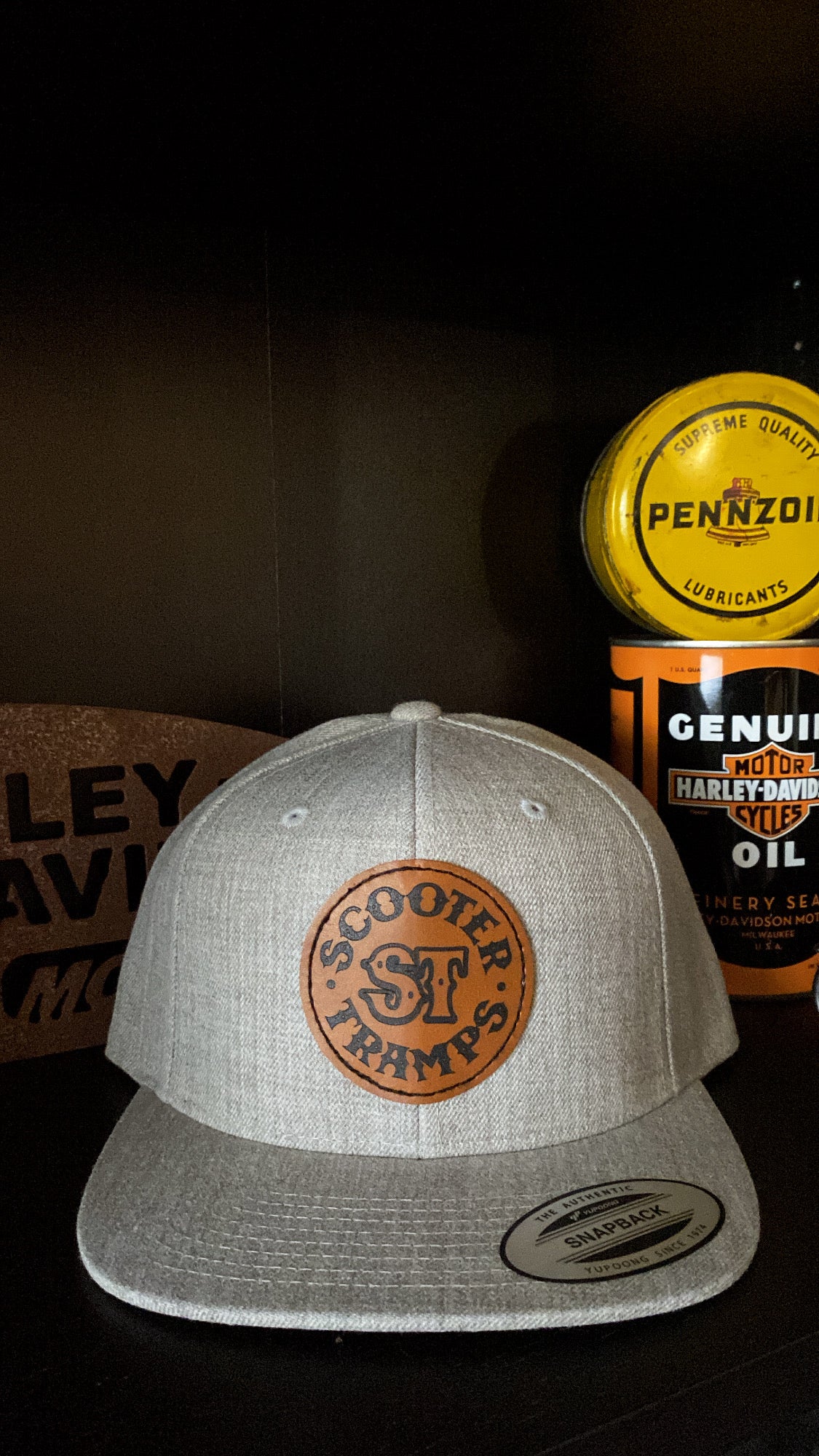 Leather Patch Snapback